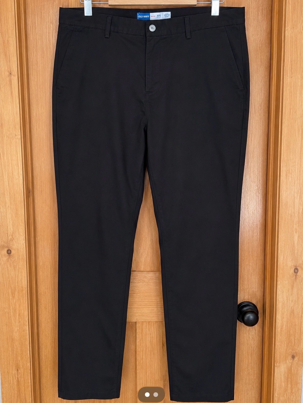 Old Navy Ultimate Tech Slim Chino Pants Black 40x32 Built-In Flex Men’s